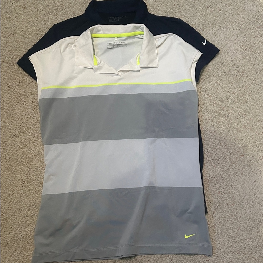 Ladies Nike Golf short sleeve and sleeveless tops, set of 2